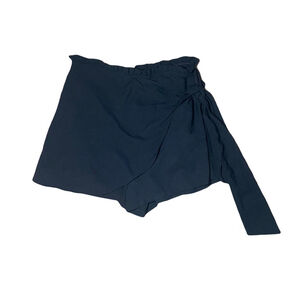 DOBE Faux Wrap Skort with Ruffle Waist